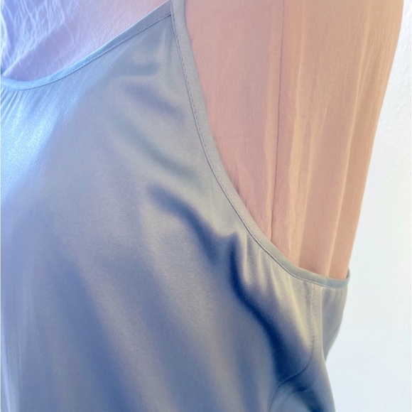 NWT Eileen Fisher Stretch Silk Charmeuse Camisole Camo Large - Picture 7 of 7